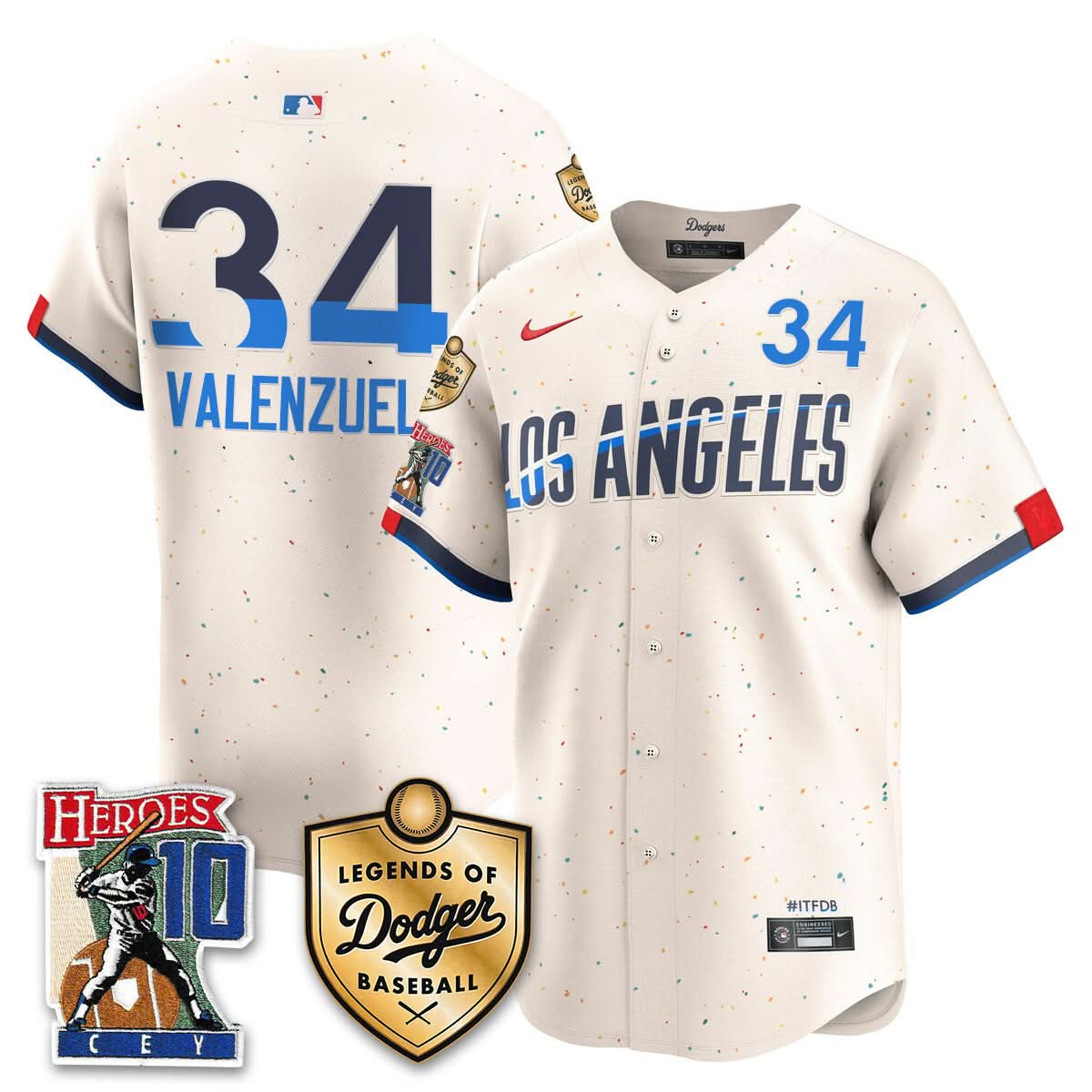 LAD Ron Cey "Legends Of LAD Baseball" Jersey - Stitched