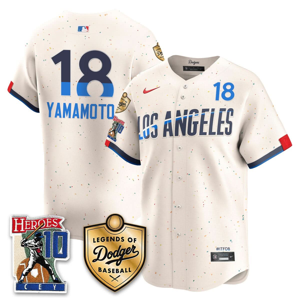 LAD Ron Cey "Legends Of LAD Baseball" Jersey - Stitched