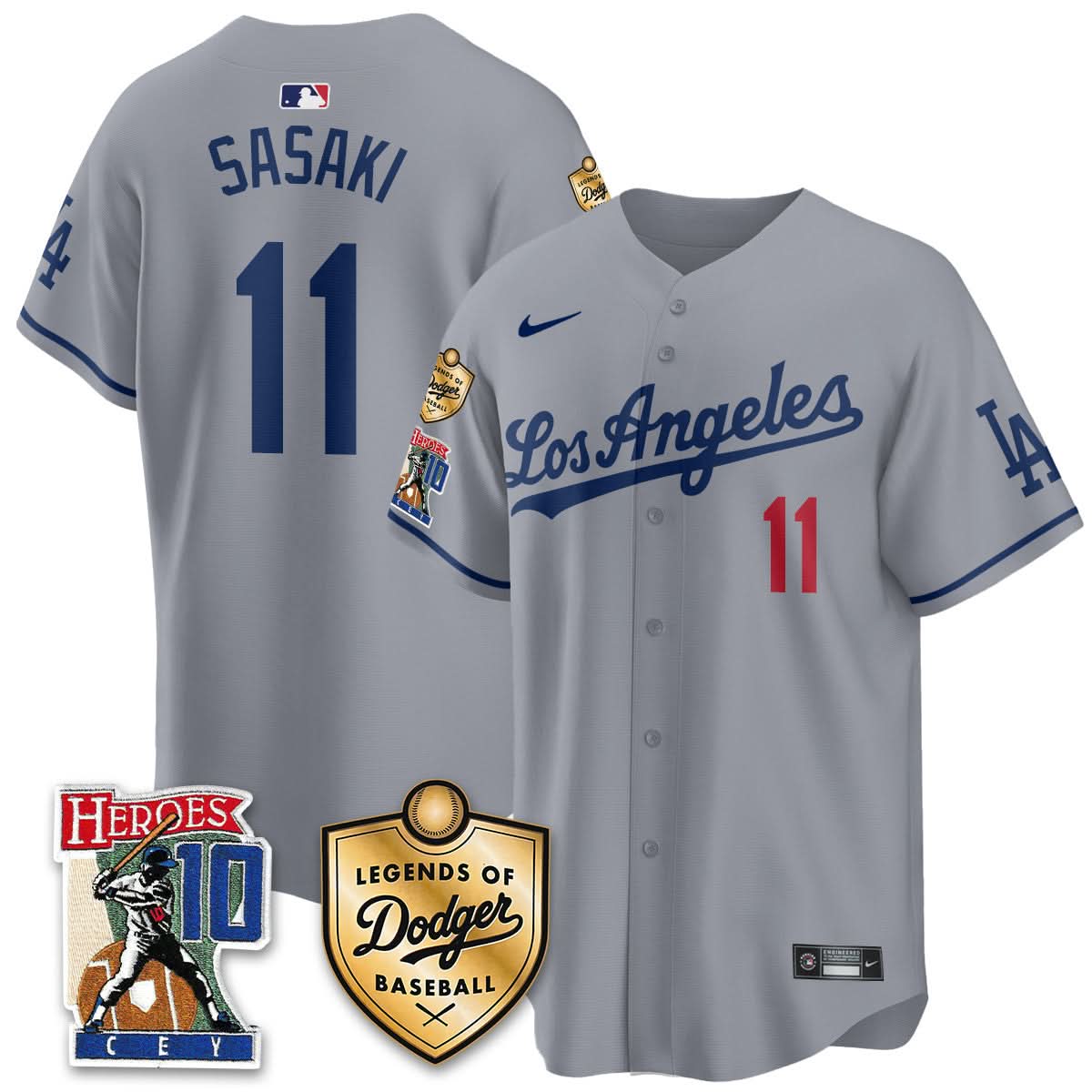LAD Ron Cey "Legends Of LAD Baseball" Jersey - Stitched