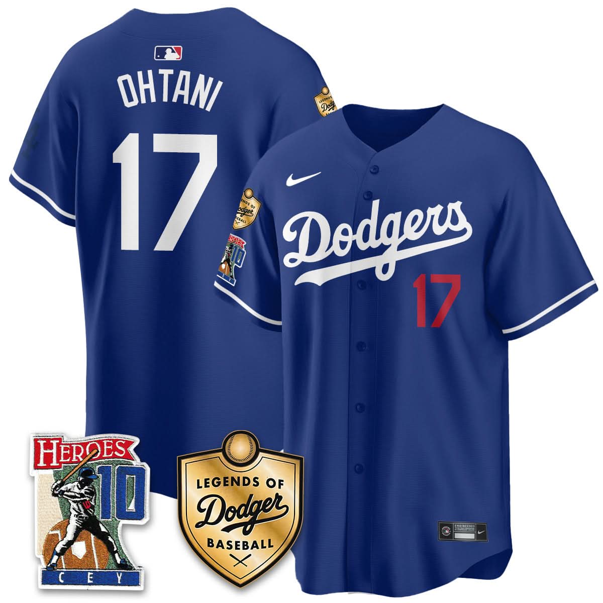 LAD Ron Cey "Legends Of LAD Baseball" Jersey - Stitched