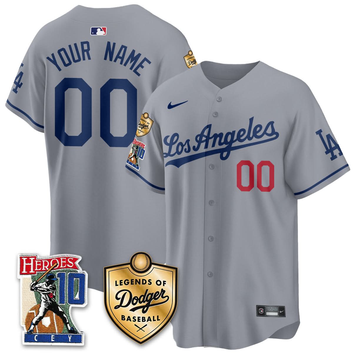 LAD Ron Cey "Legends Of LAD Baseball" Custom Jersey - Stitched
