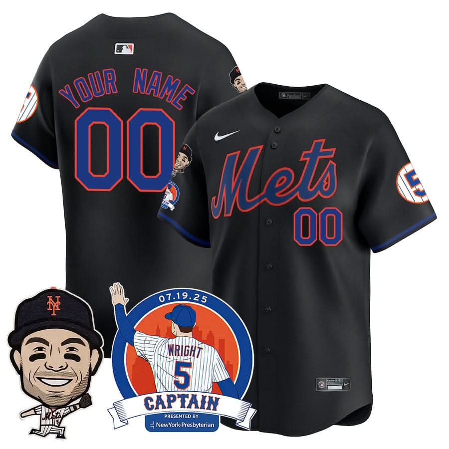 NYM David Wright "NYM Legend" Custom Jersey V2 - Stitched