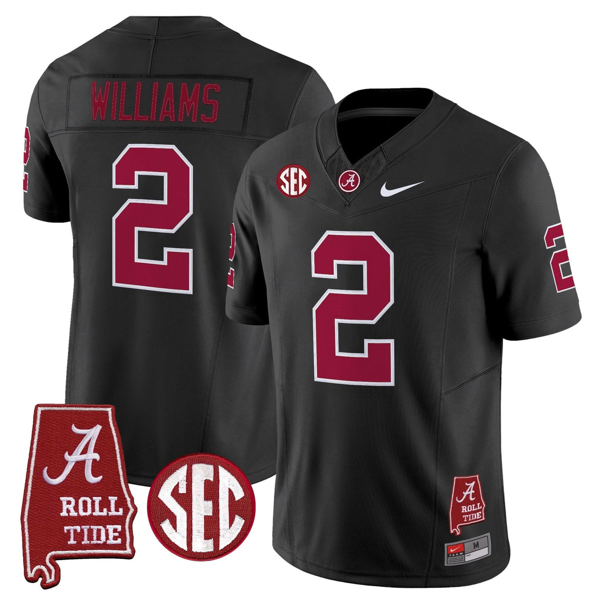 ACT Throwback Vapor Limited Jersey - Alabama Map