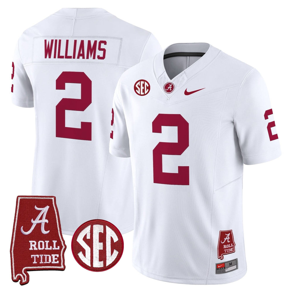 ACT Throwback Vapor Limited Jersey - Alabama Map