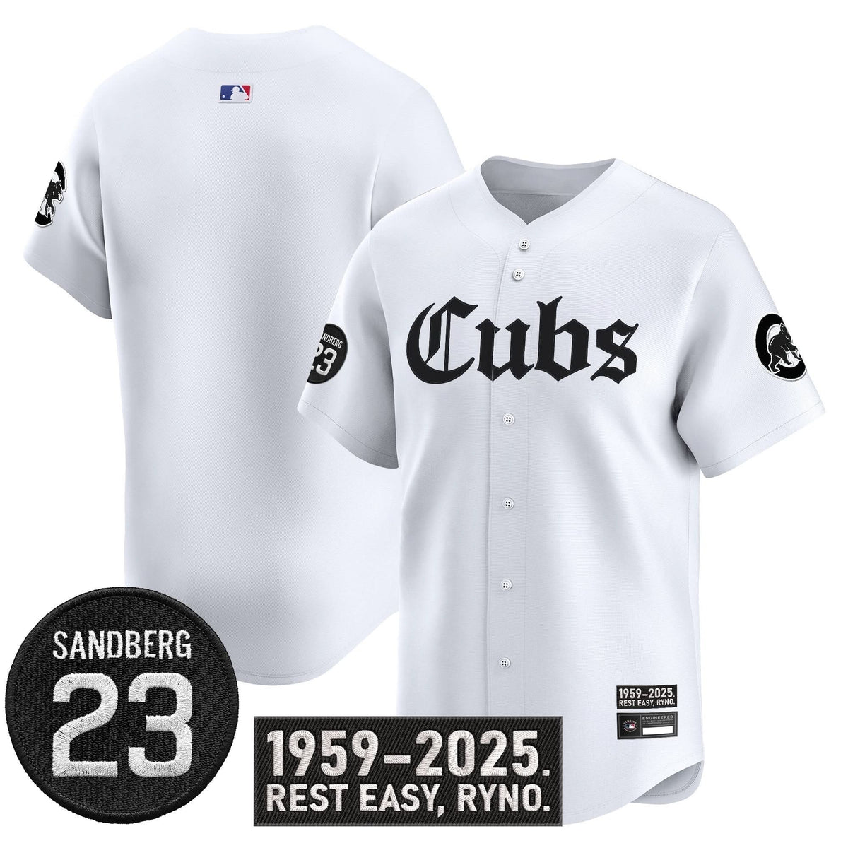 CC 'Ryne Sandberg Tribute' Vapor Premier Limited Jersey - Stitched