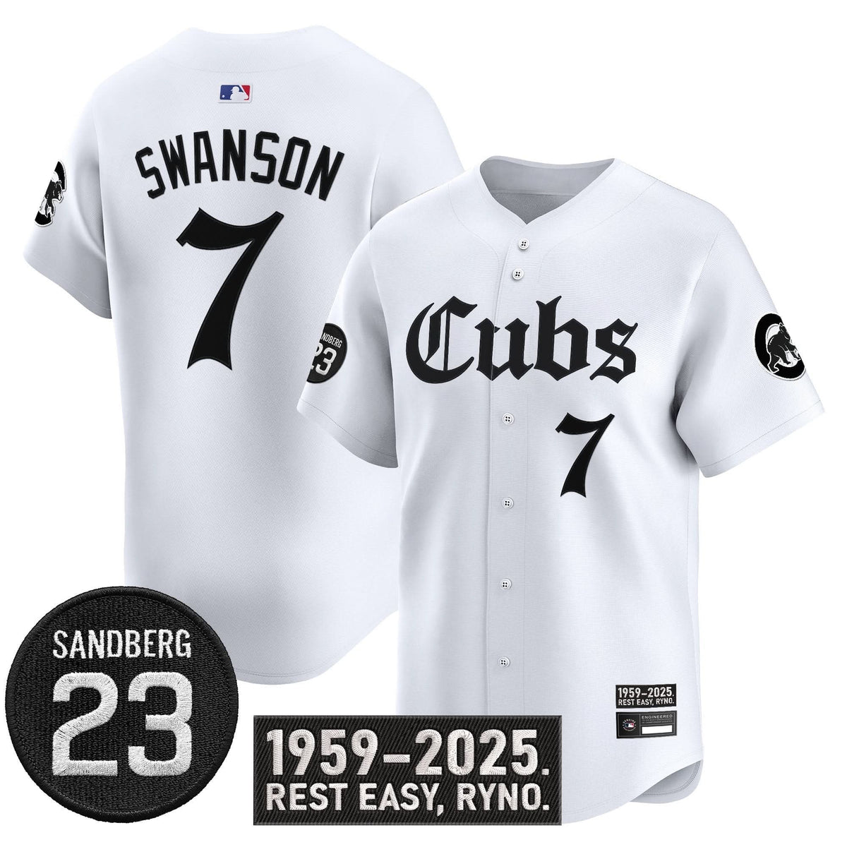 CC 'Ryne Sandberg Tribute' Vapor Premier Limited Jersey - Stitched