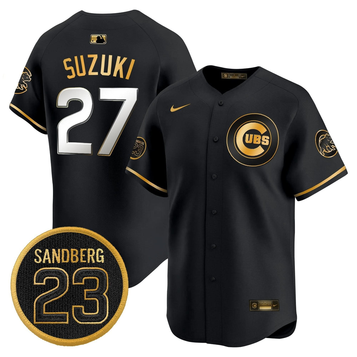 CC 'Ryne Sandberg Tribute' Vapor Premier Limited Jersey V2 - Stitched