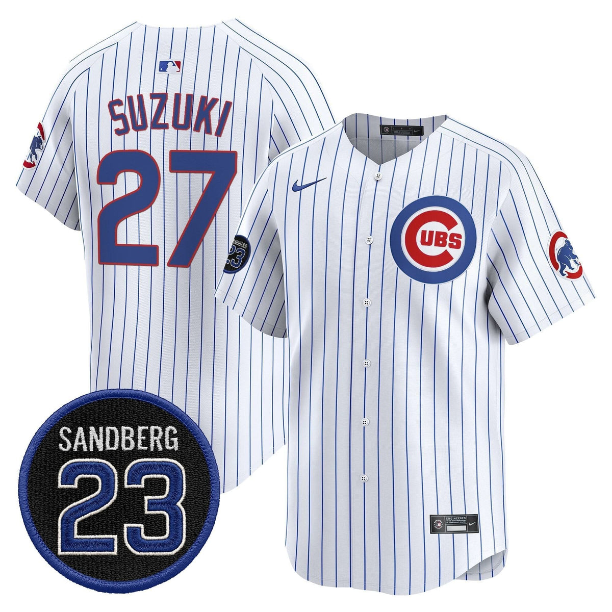 CC 'Ryne Sandberg Tribute' Vapor Premier Limited Jersey V2 - Stitched