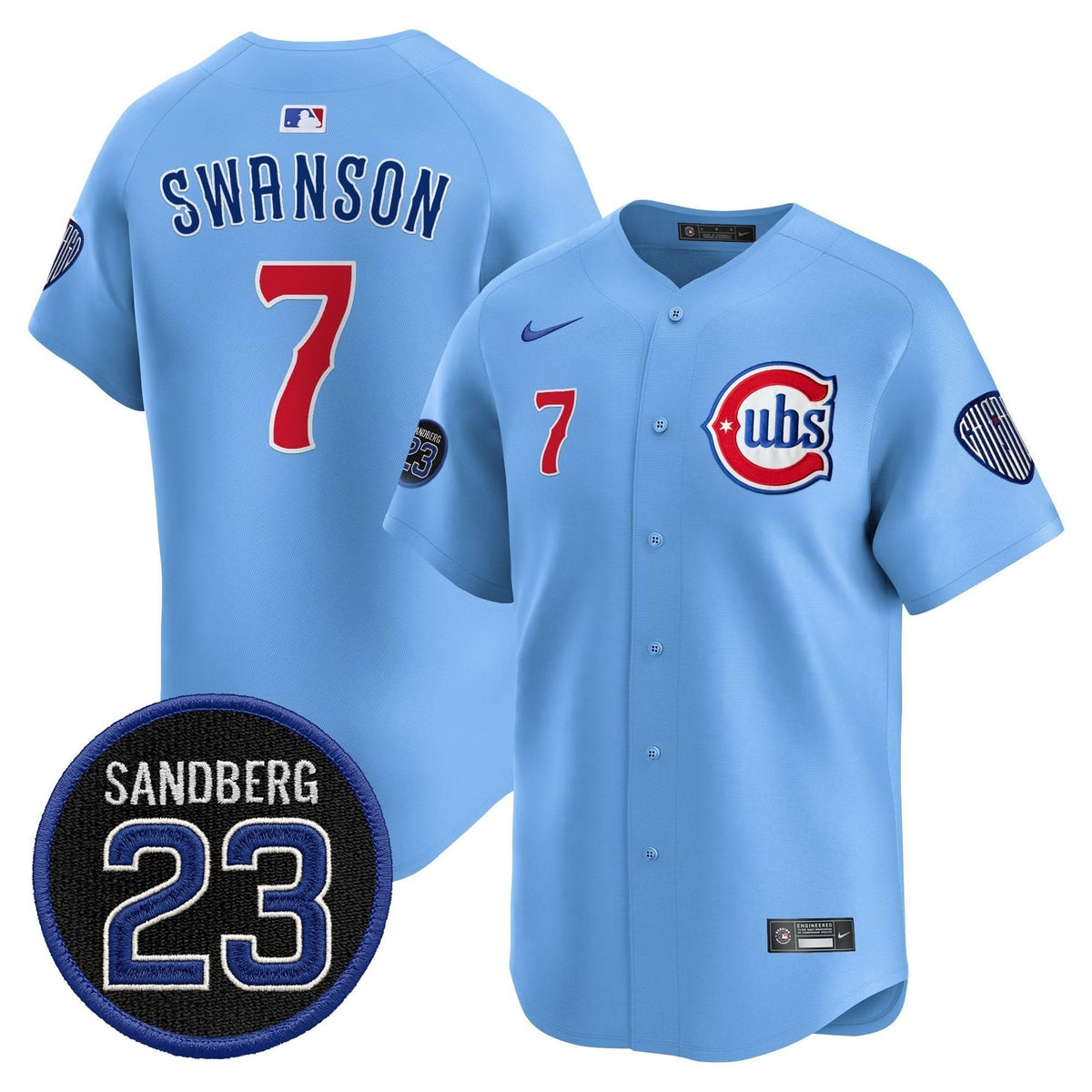 CC 'Ryne Sandberg Tribute' Vapor Premier Limited Jersey V2 - Stitched