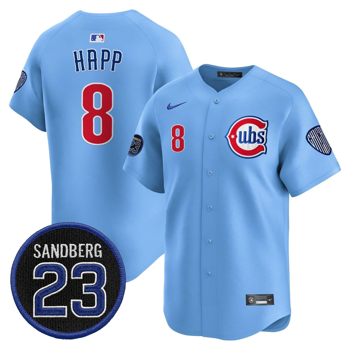 CC 'Ryne Sandberg Tribute' Vapor Premier Limited Jersey V2 - Stitched
