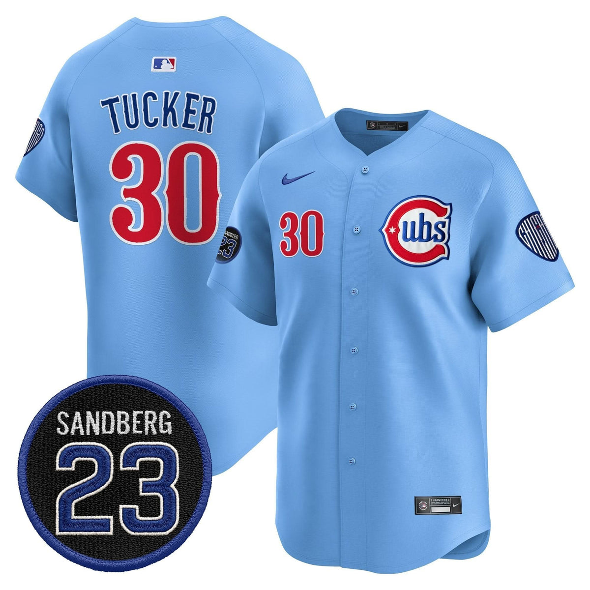 CC 'Ryne Sandberg Tribute' Vapor Premier Limited Jersey V2 - Stitched