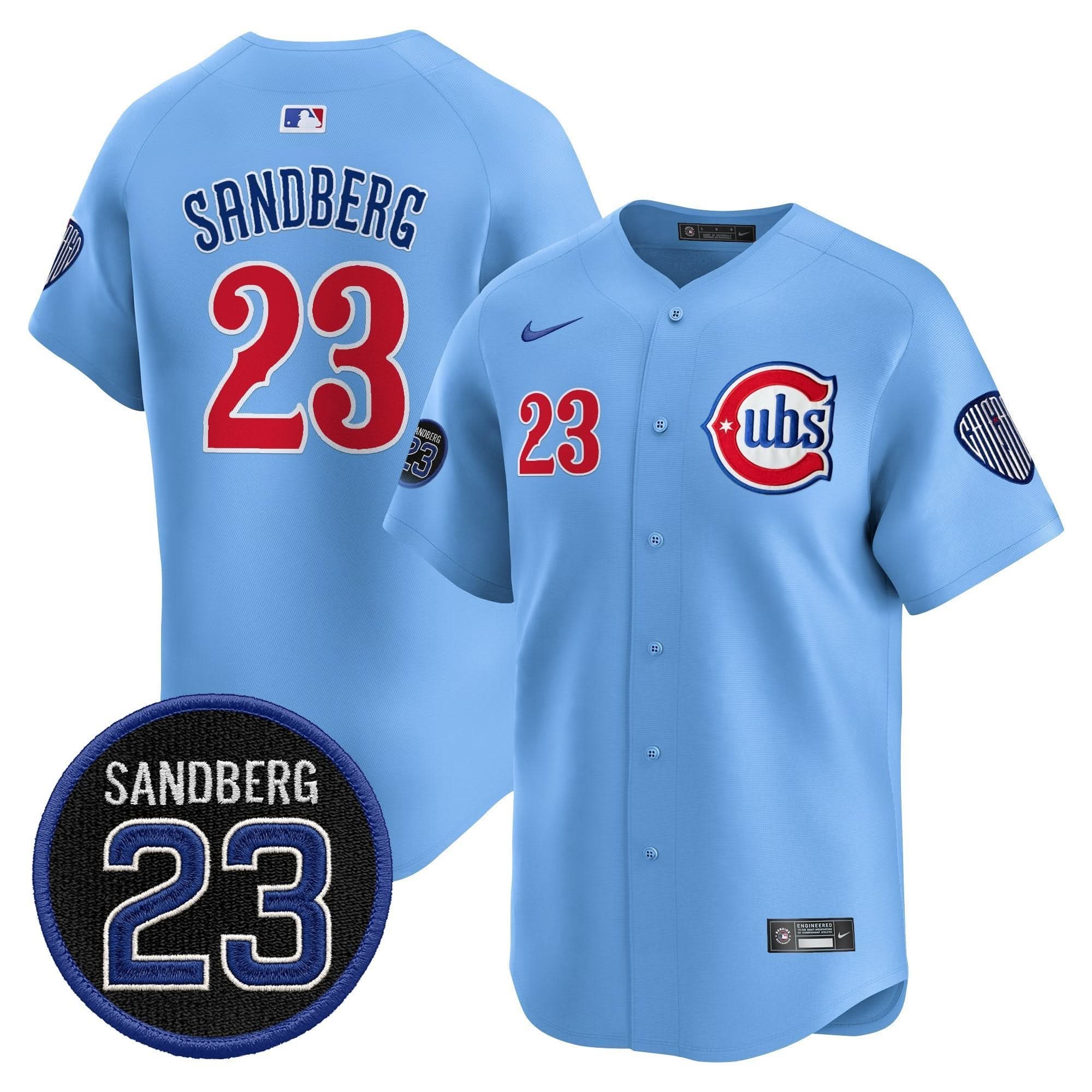 CC 'Ryne Sandberg Tribute' Vapor Premier Limited Jersey V2 - Stitched
