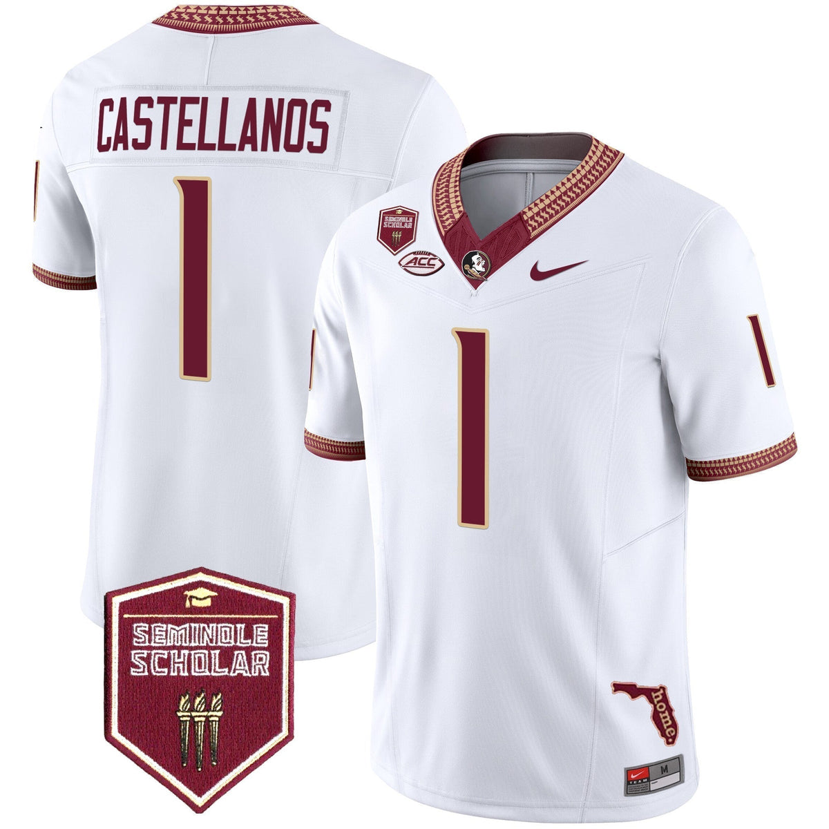 FSS 2025 Seminole Scholar Patch Vapor Limited Jersey