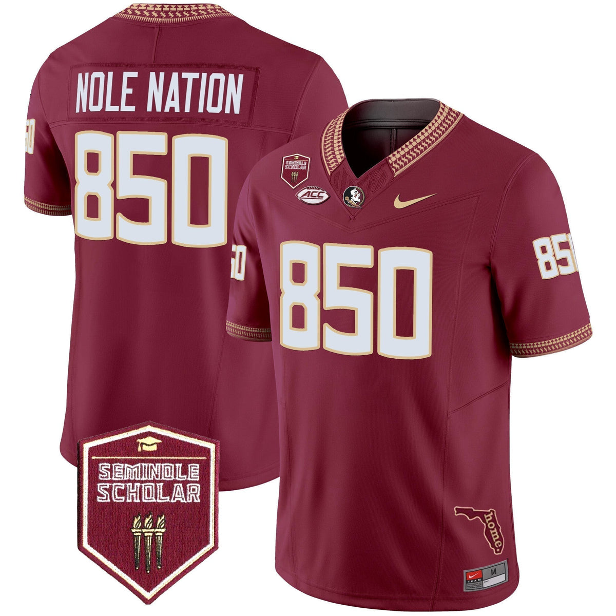 FSS 2025 Seminole Scholar Patch Vapor Limited Jersey