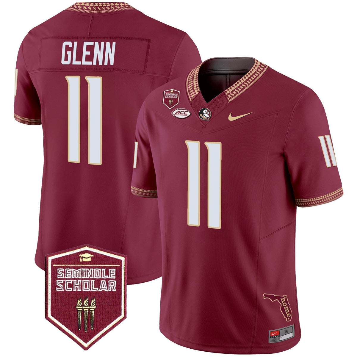 FSS 2025 Seminole Scholar Patch Vapor Limited Jersey