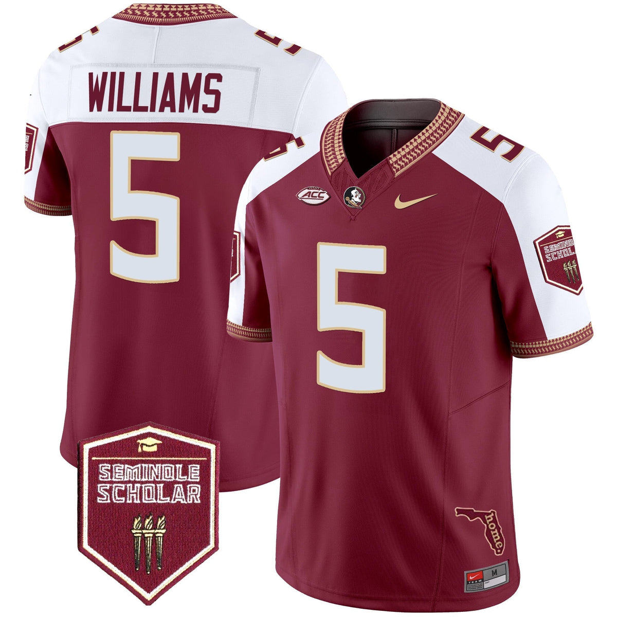 FSS 2025 Seminole Scholar Patch Vapor Limited Jersey