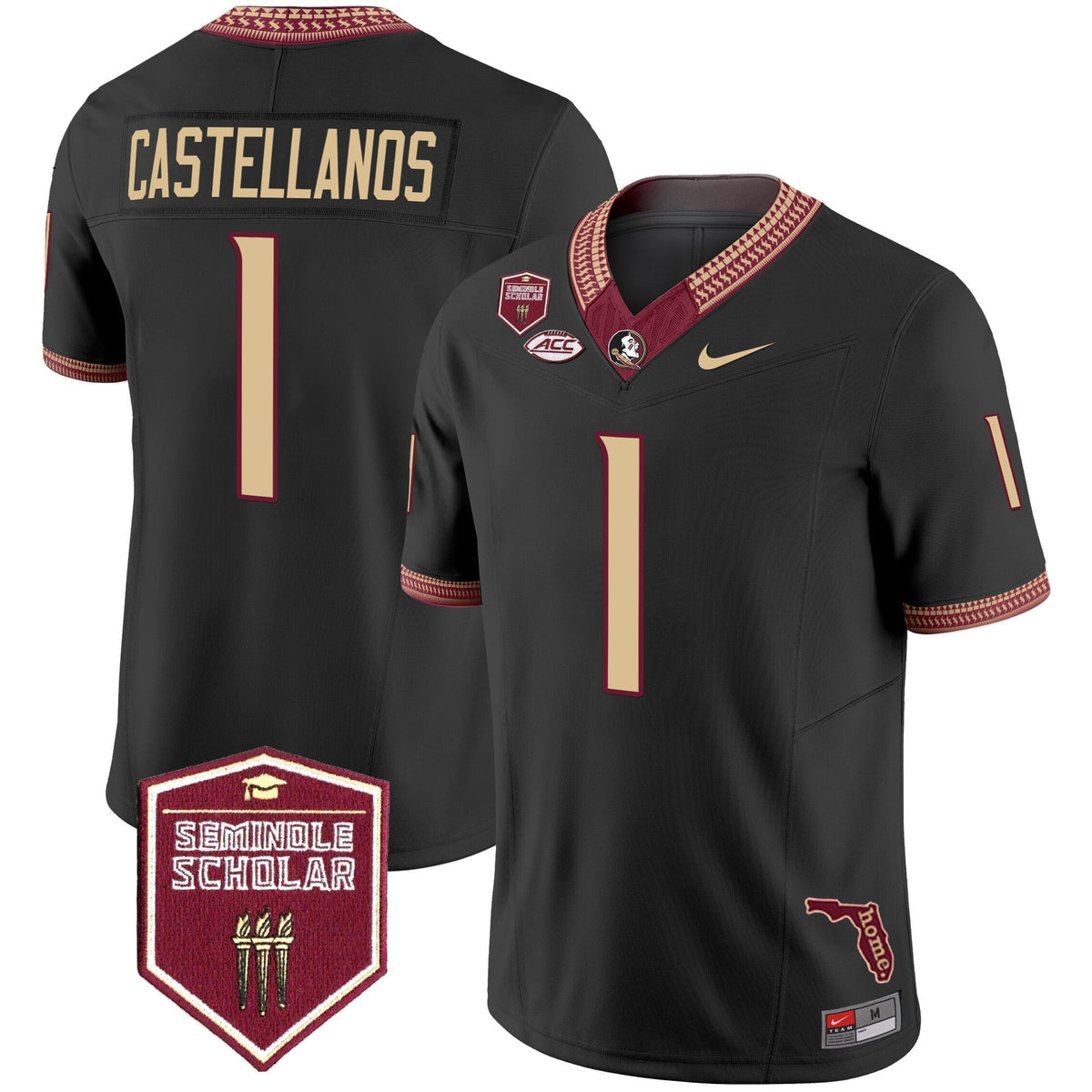 FSS 2025 Seminole Scholar Patch Vapor Limited Jersey