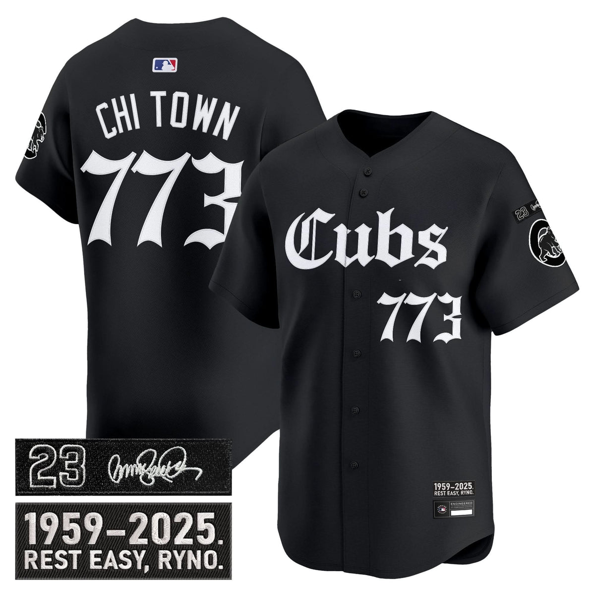 CC 'Ryne Sandberg Tribute' Vapor Premier Limited Jersey - Gothic Edition - Stitched