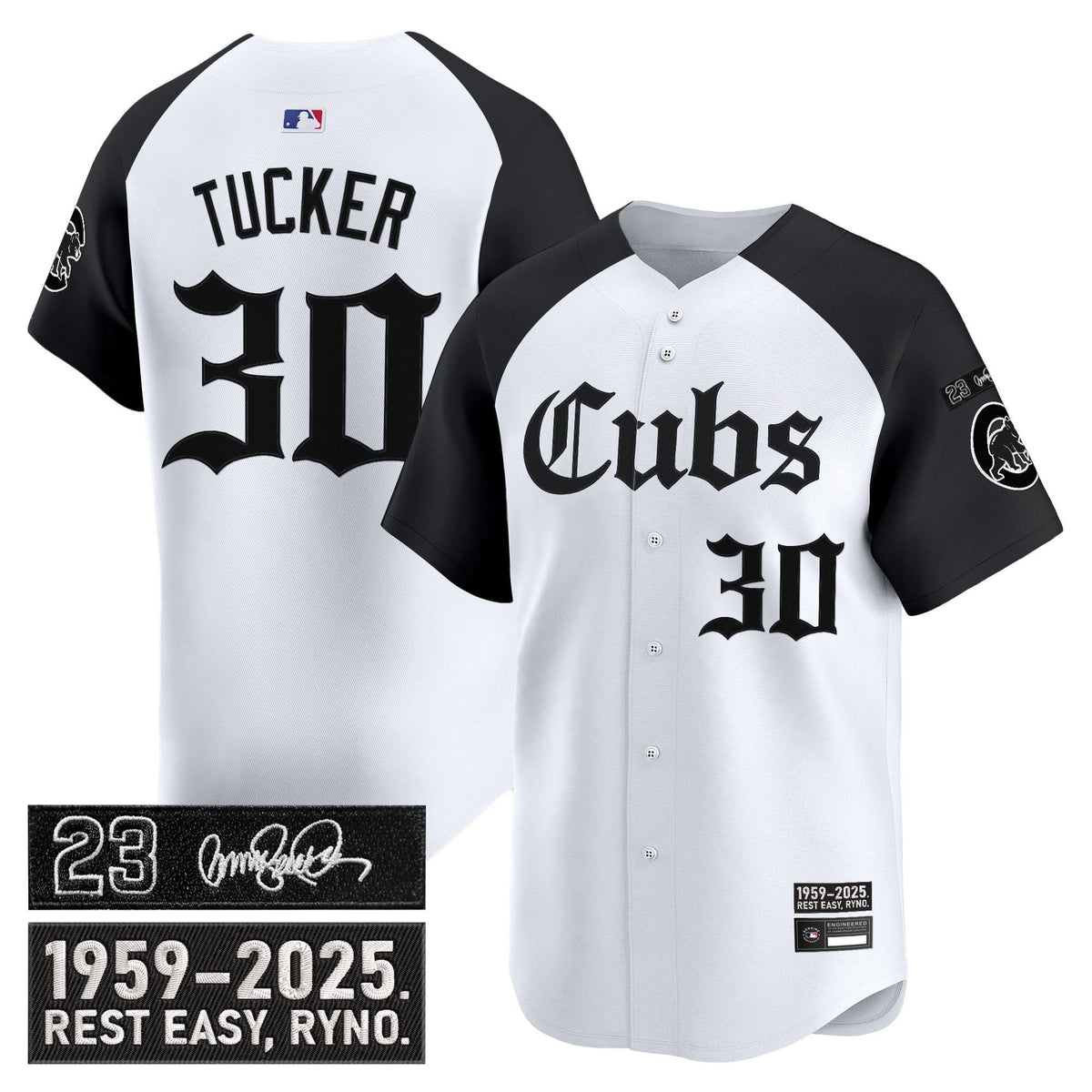 CC 'Ryne Sandberg Tribute' Vapor Premier Limited Jersey - Gothic Edition - Stitched