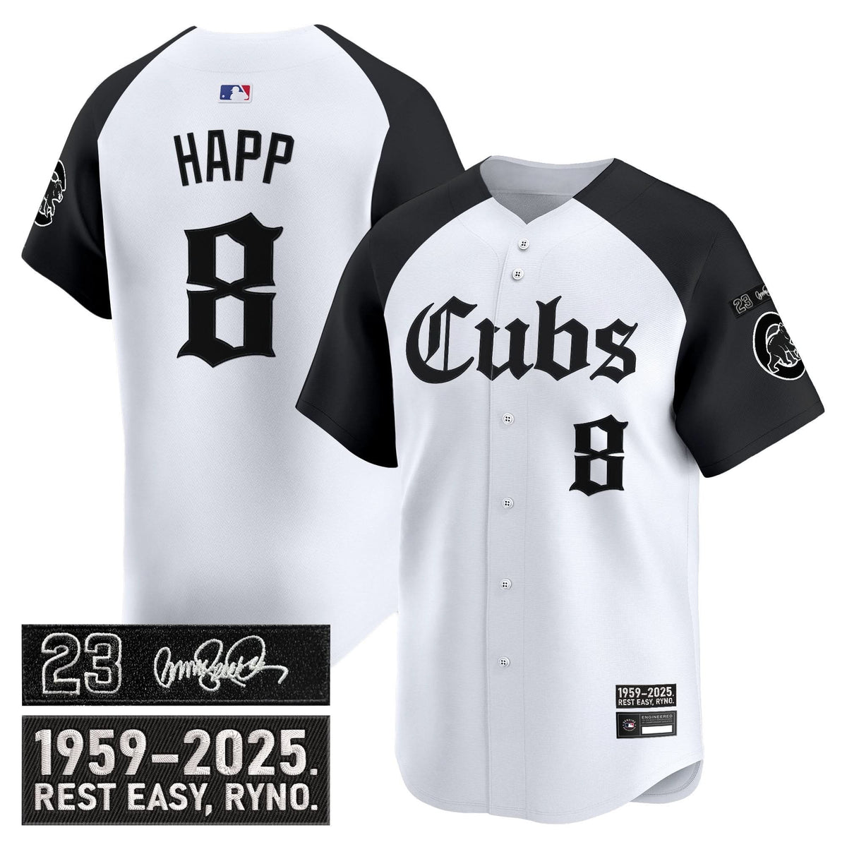 CC 'Ryne Sandberg Tribute' Vapor Premier Limited Jersey - Gothic Edition - Stitched