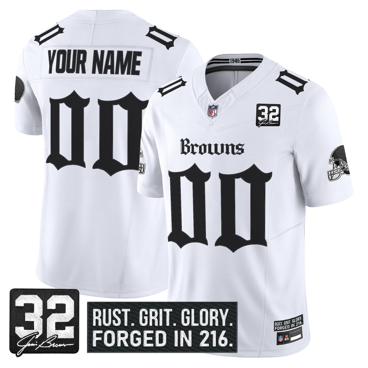 CB 'Gothic Dawg Shadows Drop' Vapor Limited Custom Jersey - Stitched