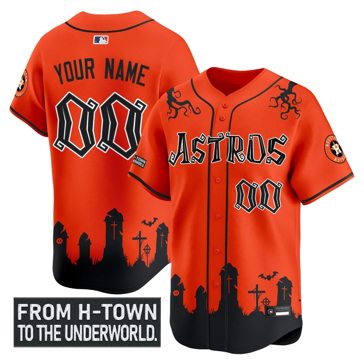 HA 'Halloween Shadows Edition' Vapor Premier Limited Custom Jersey - Stitched