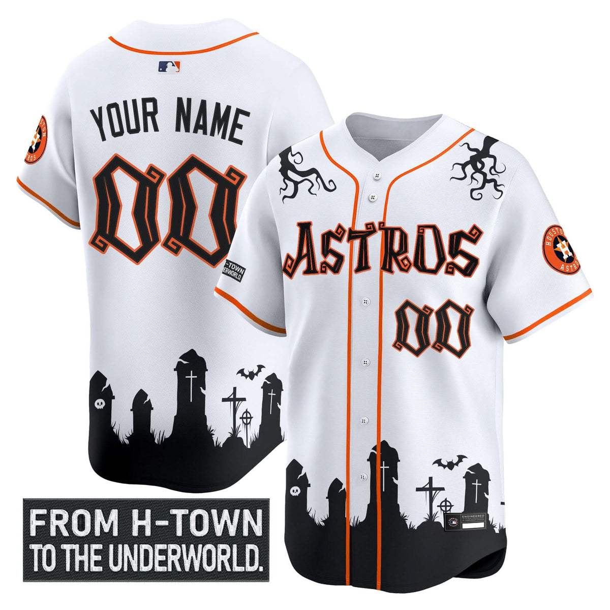 HA 'Halloween Shadows Edition' Vapor Premier Limited Custom Jersey - Stitched