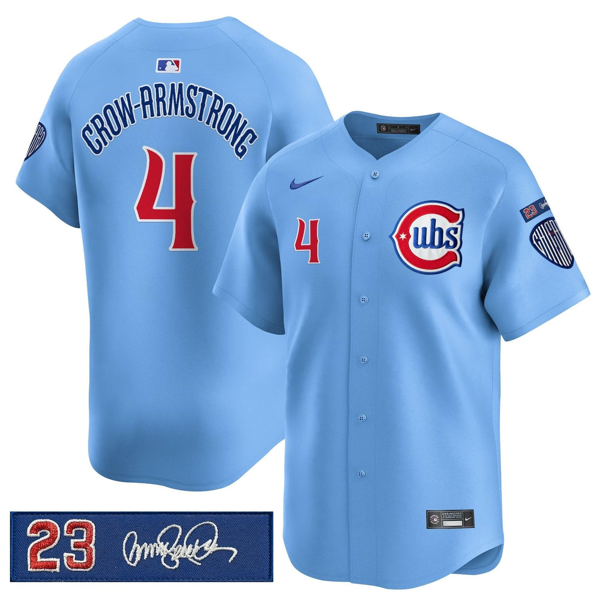 CC 'Ryne Sandberg Tribute' Vapor Premier Limited Jersey V3 - Stitched