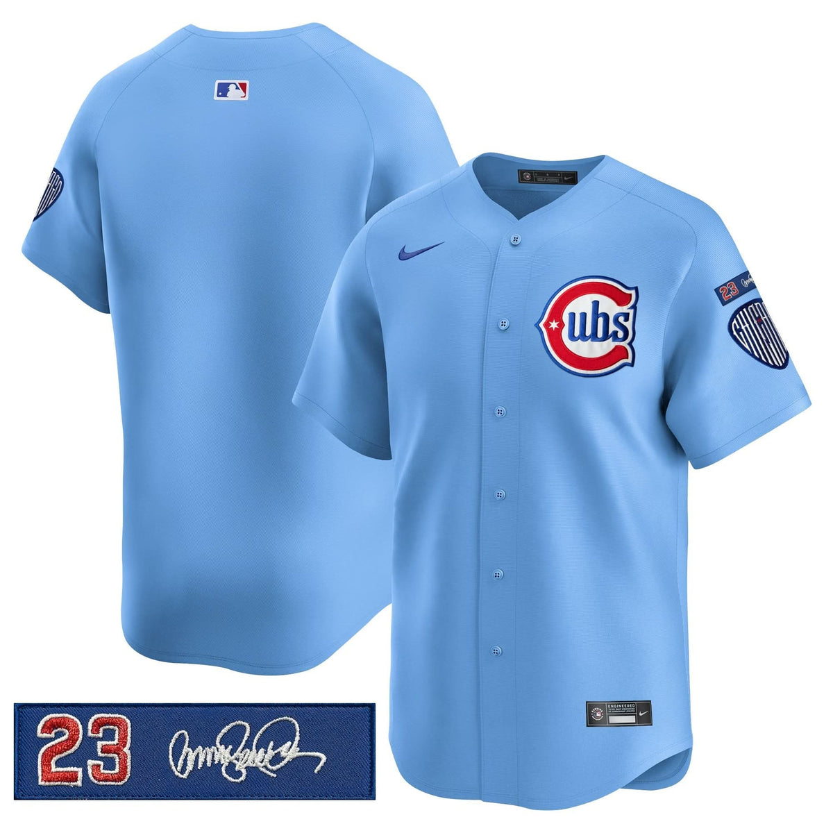 CC 'Ryne Sandberg Tribute' Vapor Premier Limited Jersey V3 - Stitched