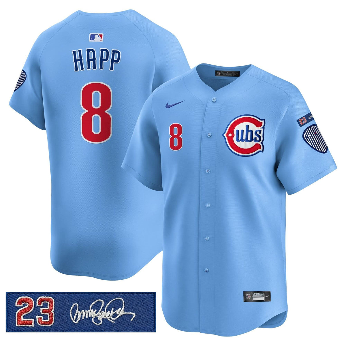 CC 'Ryne Sandberg Tribute' Vapor Premier Limited Jersey V3 - Stitched