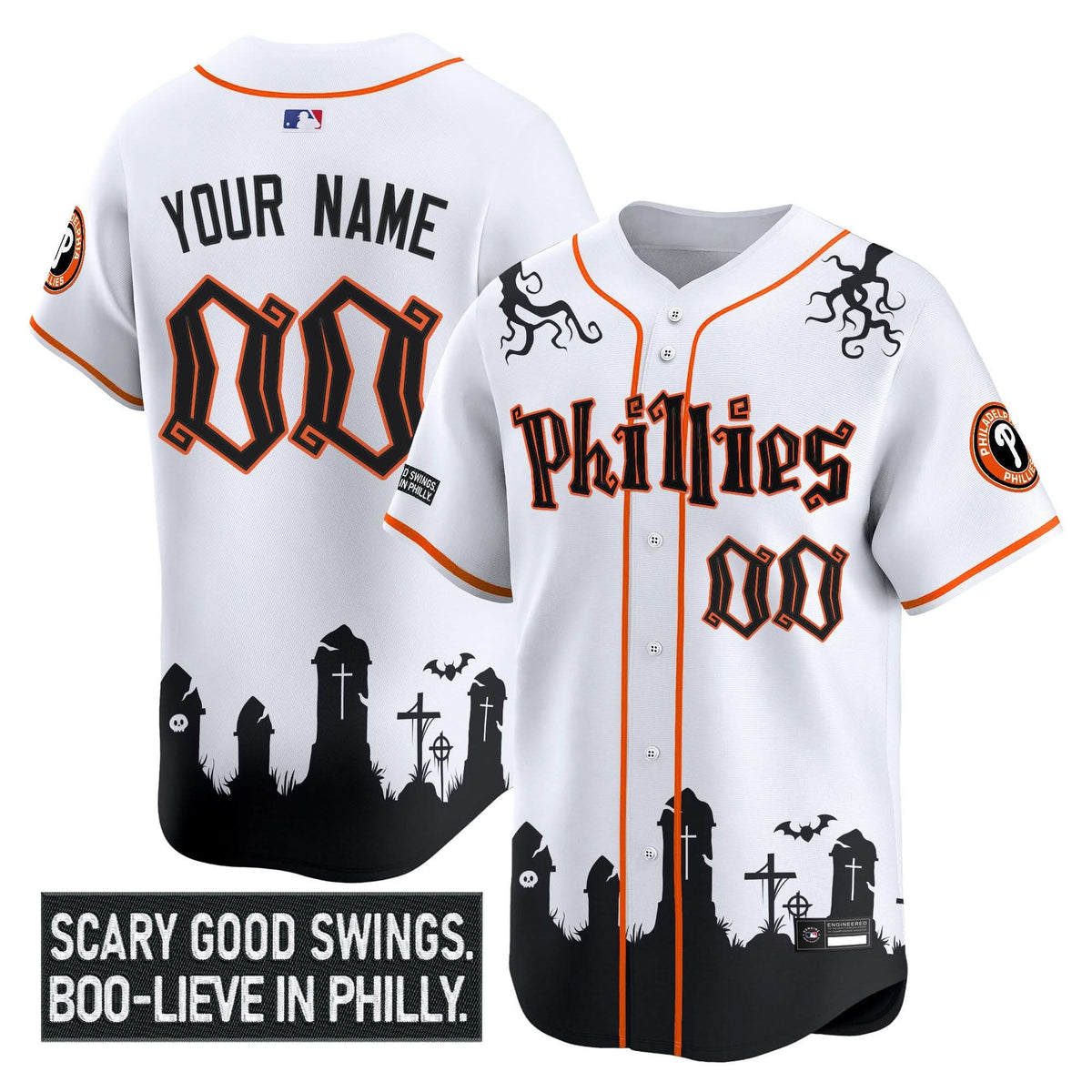 PP 'Halloween Spooky Edition' Premier Limited Custom Jersey - Stitched