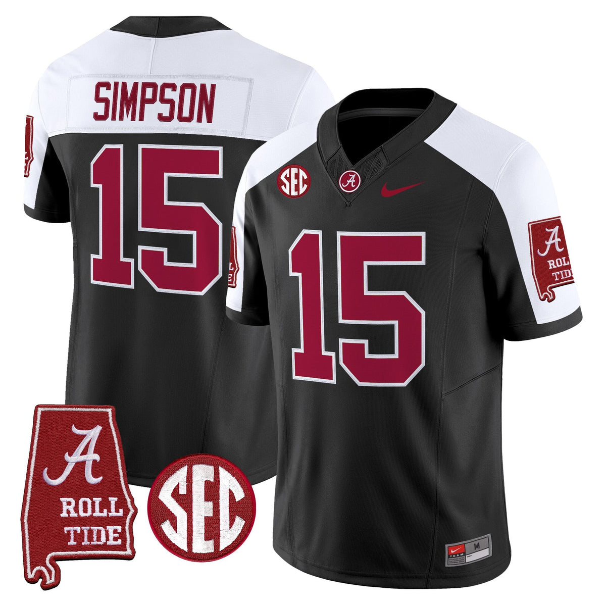 BAMA 2026 Vapor Limited Jersey - Alabama Map - Stitched