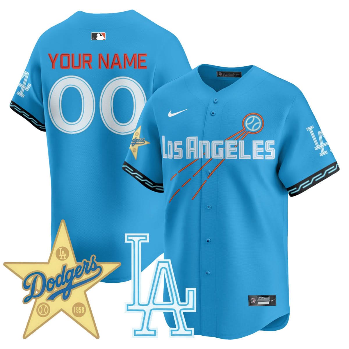 LAD City Connect Concept Custom Jersey - Stitched