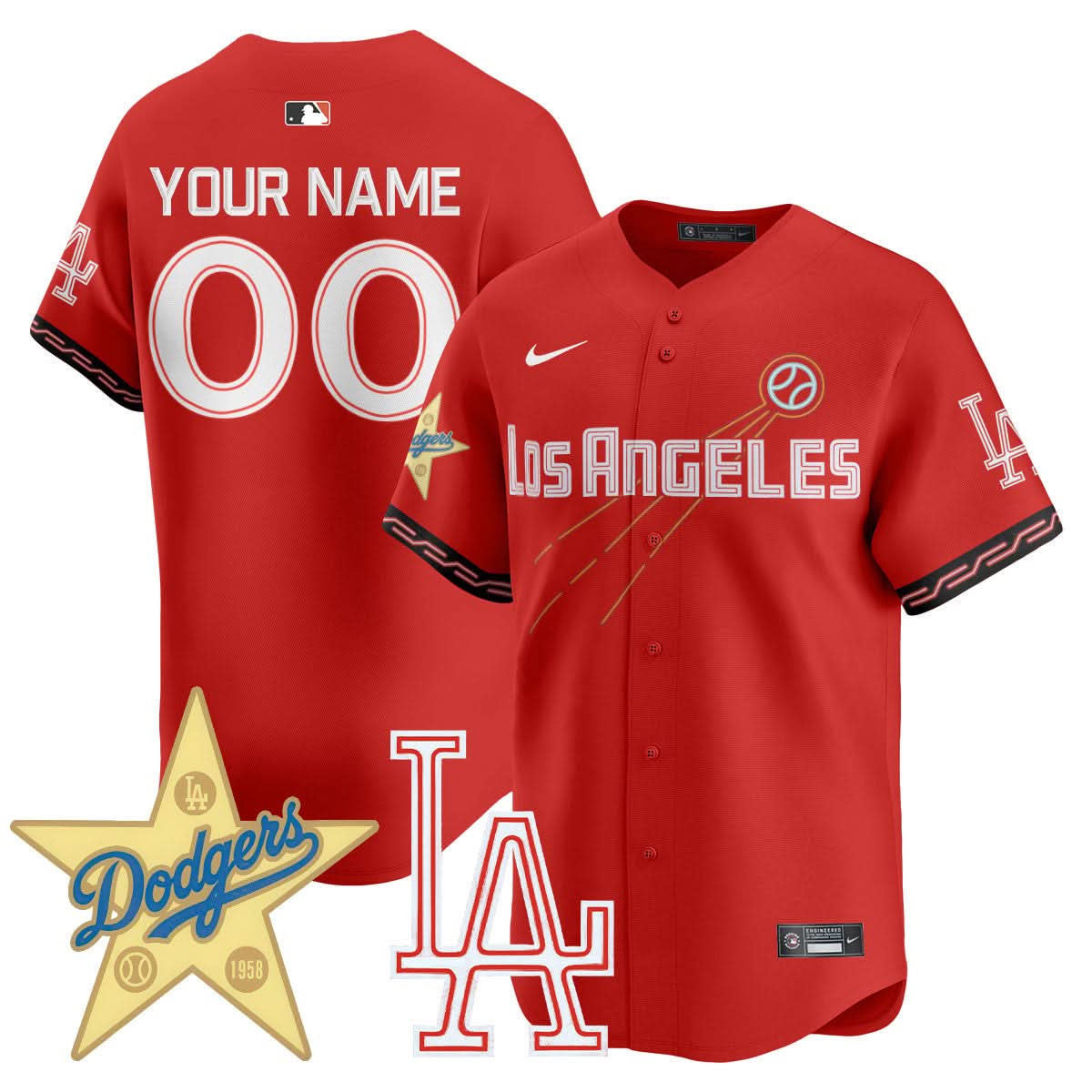 LAD City Connect Concept Custom Jersey - Stitched