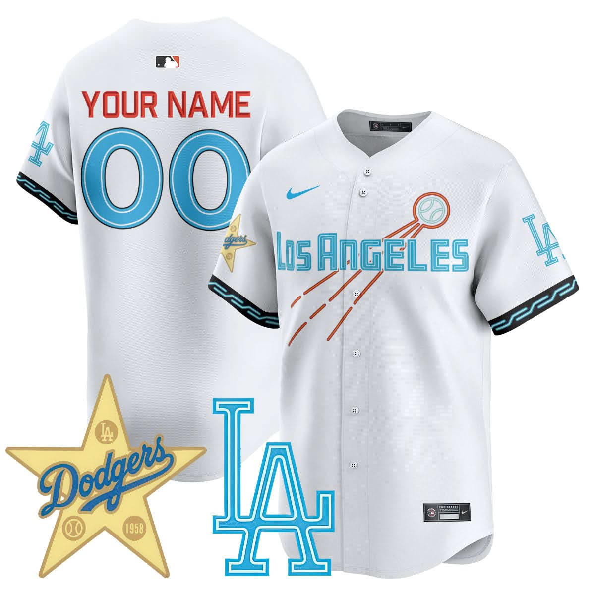 LAD City Connect Concept Custom Jersey - Stitched