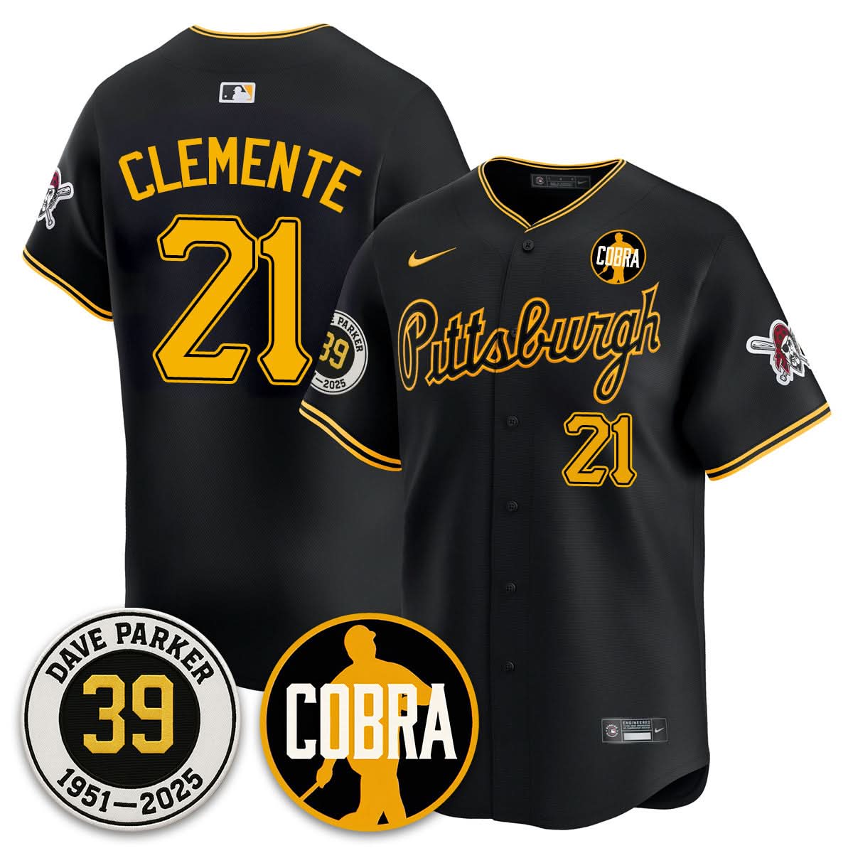 PP Memories Dave Parker Jersey- COBRA Patch - Stitched