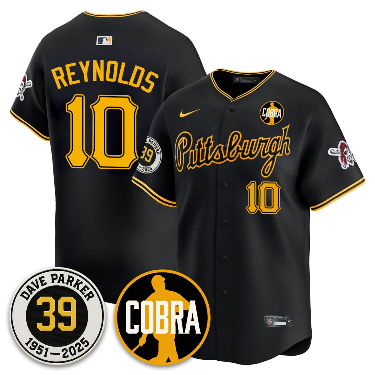PP Memories Dave Parker Jersey- COBRA Patch - Stitched