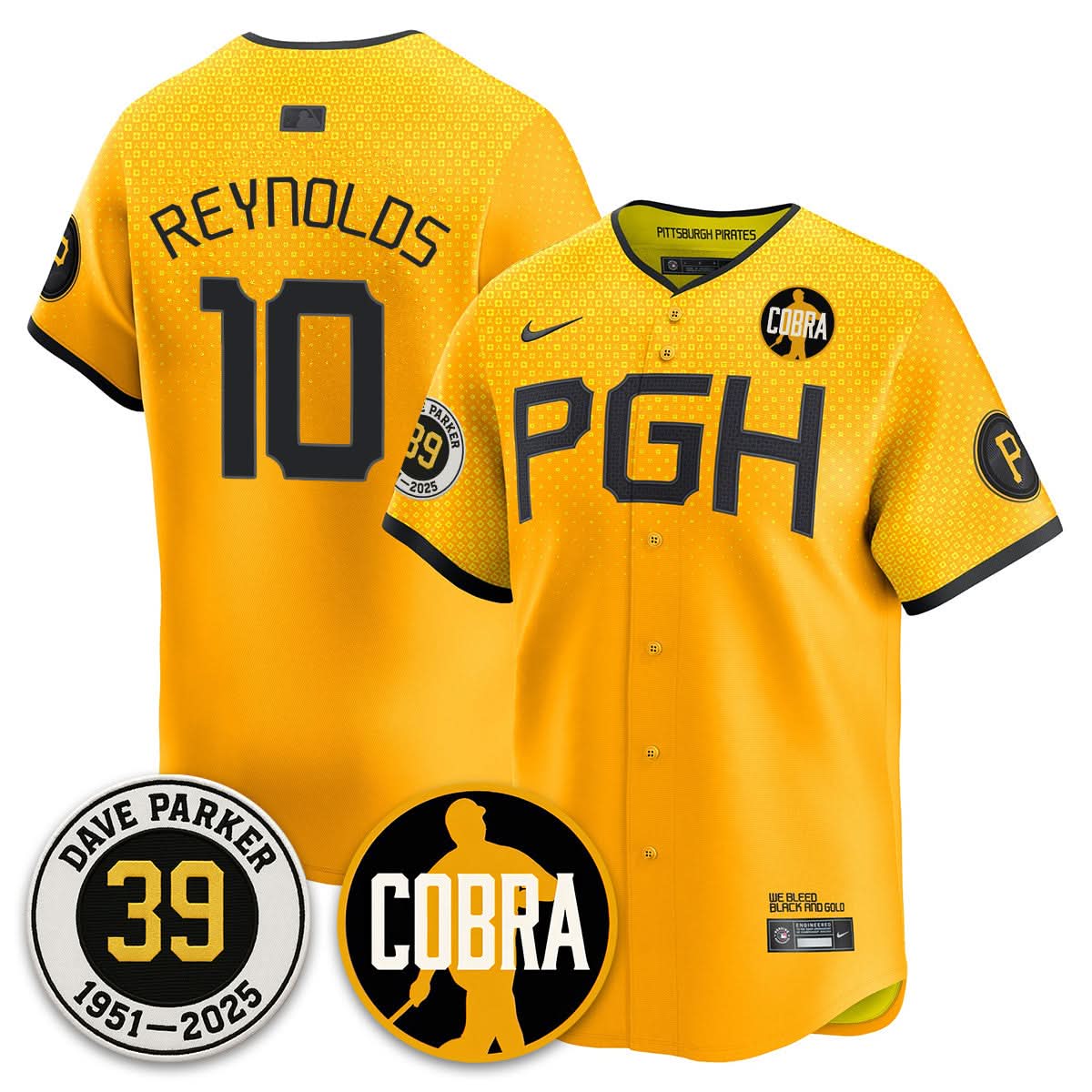 PP Memories Dave Parker Jersey- COBRA Patch - Stitched
