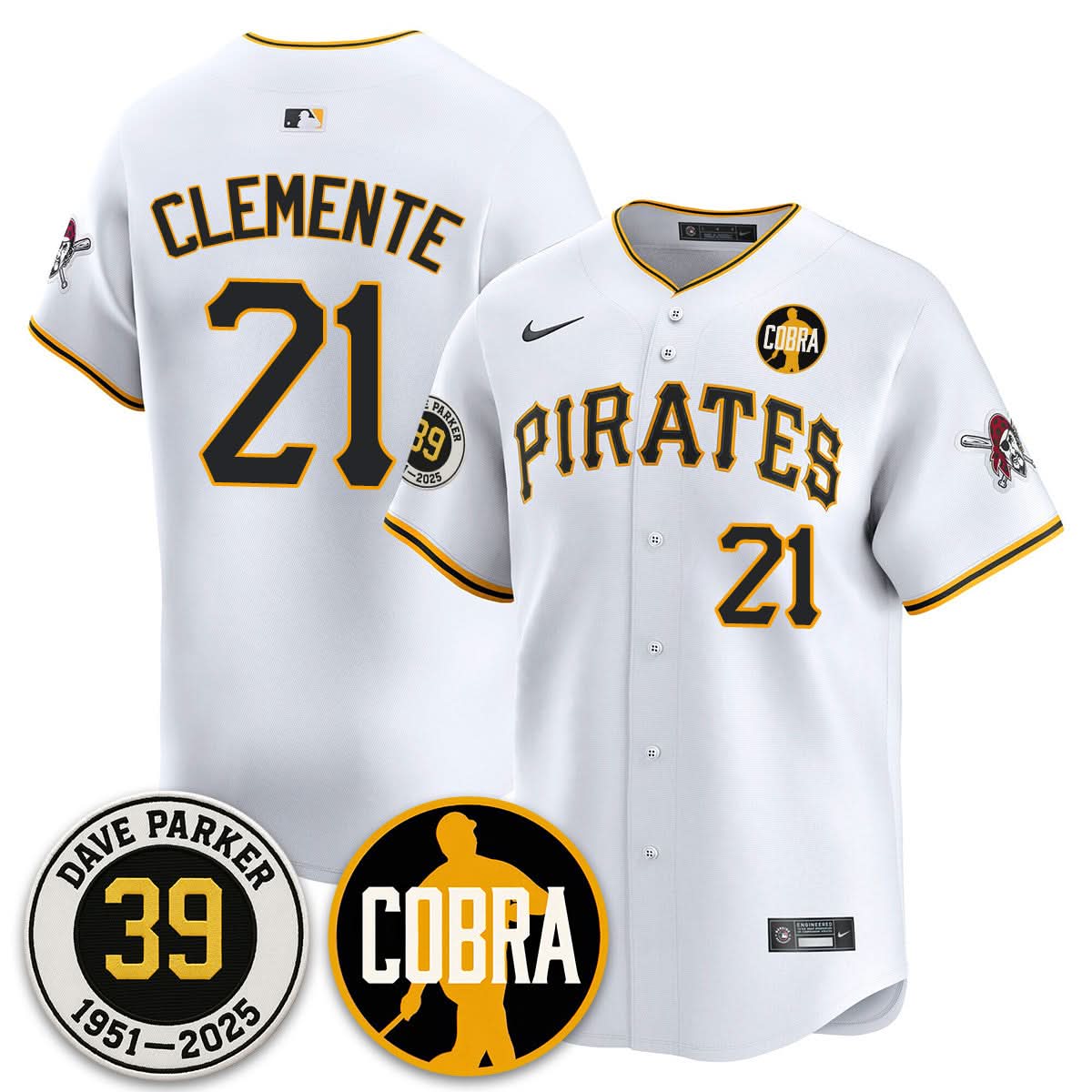PP Memories Dave Parker Jersey- COBRA Patch - Stitched