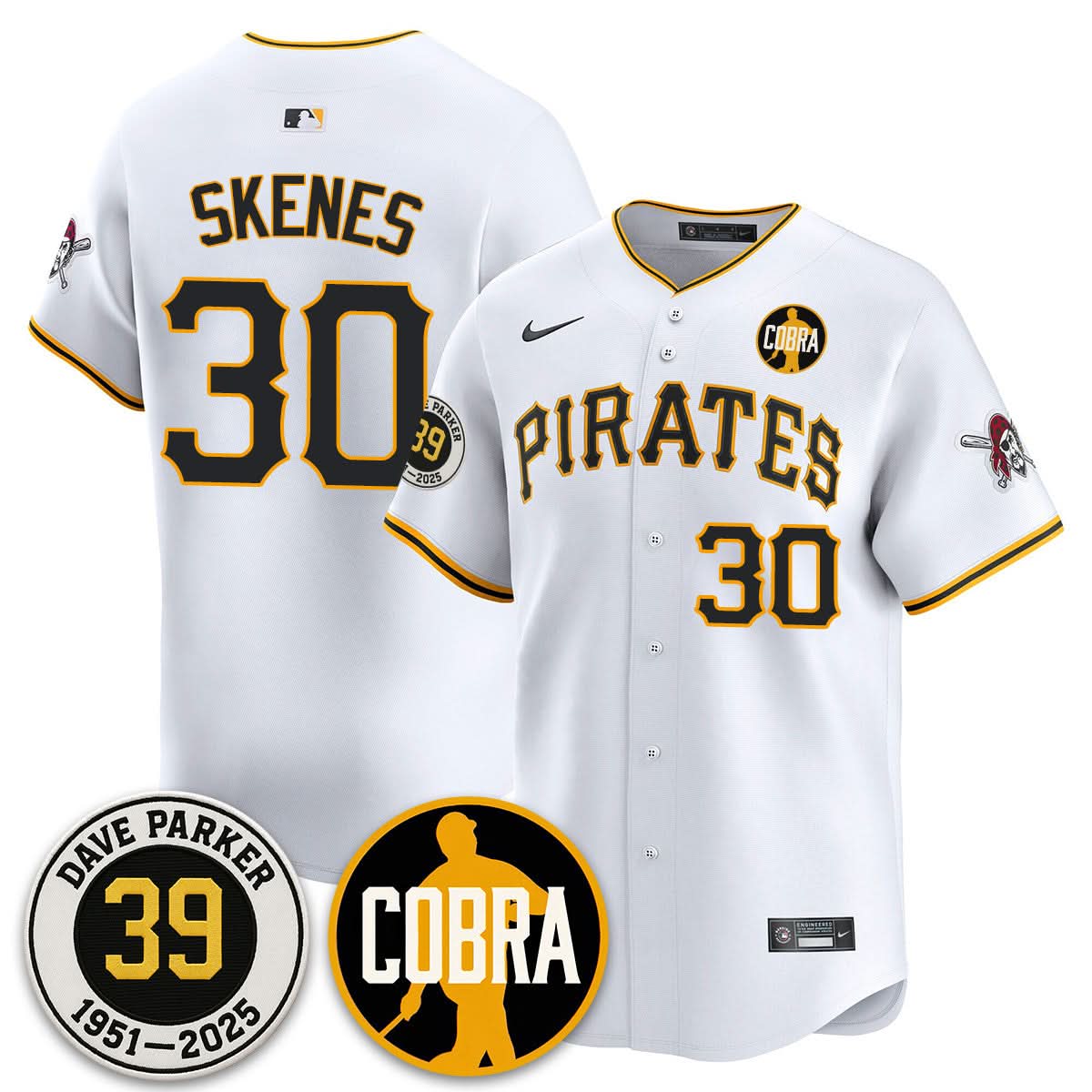 PP Memories Dave Parker Jersey- COBRA Patch - Stitched