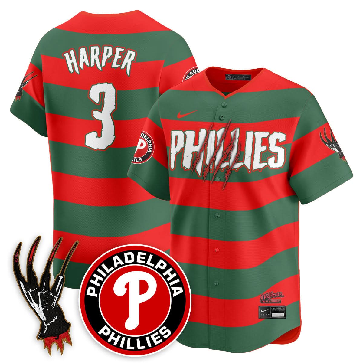PP "A Nightmare on Elm Street" Jersey - Stitched