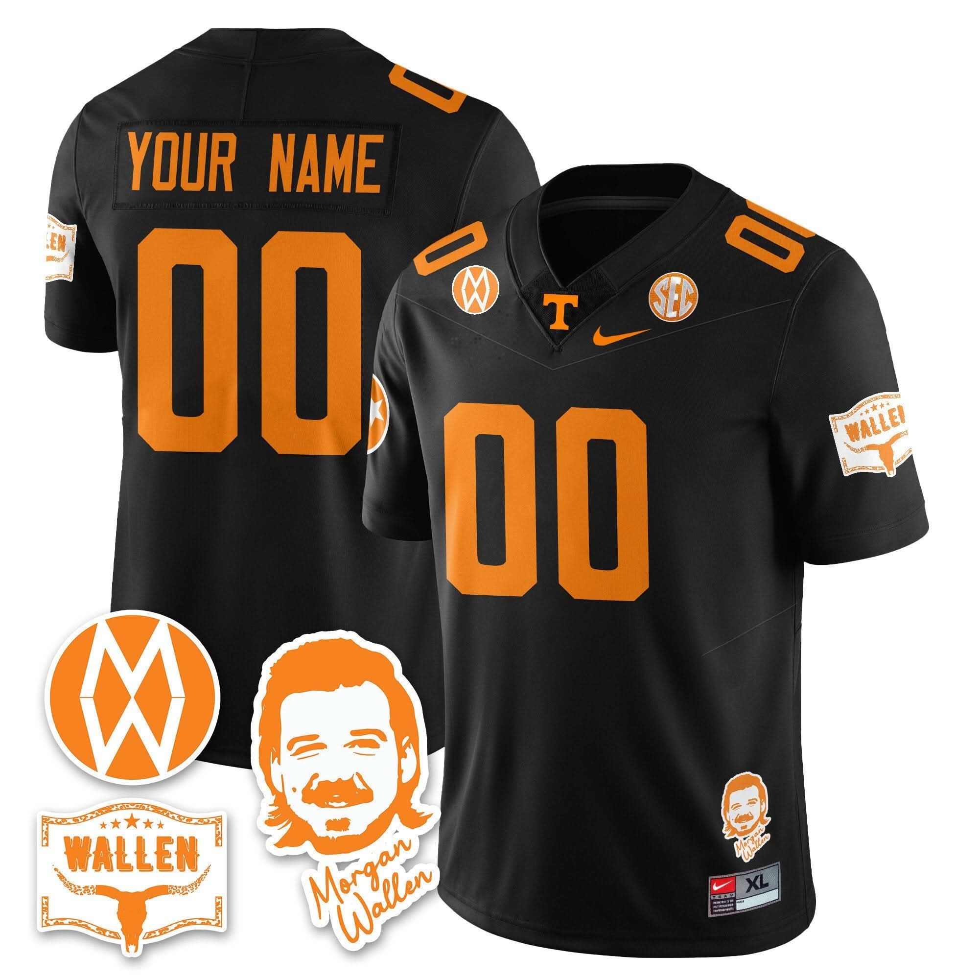 TV Morgan Wallen 2025 Custom Jersey