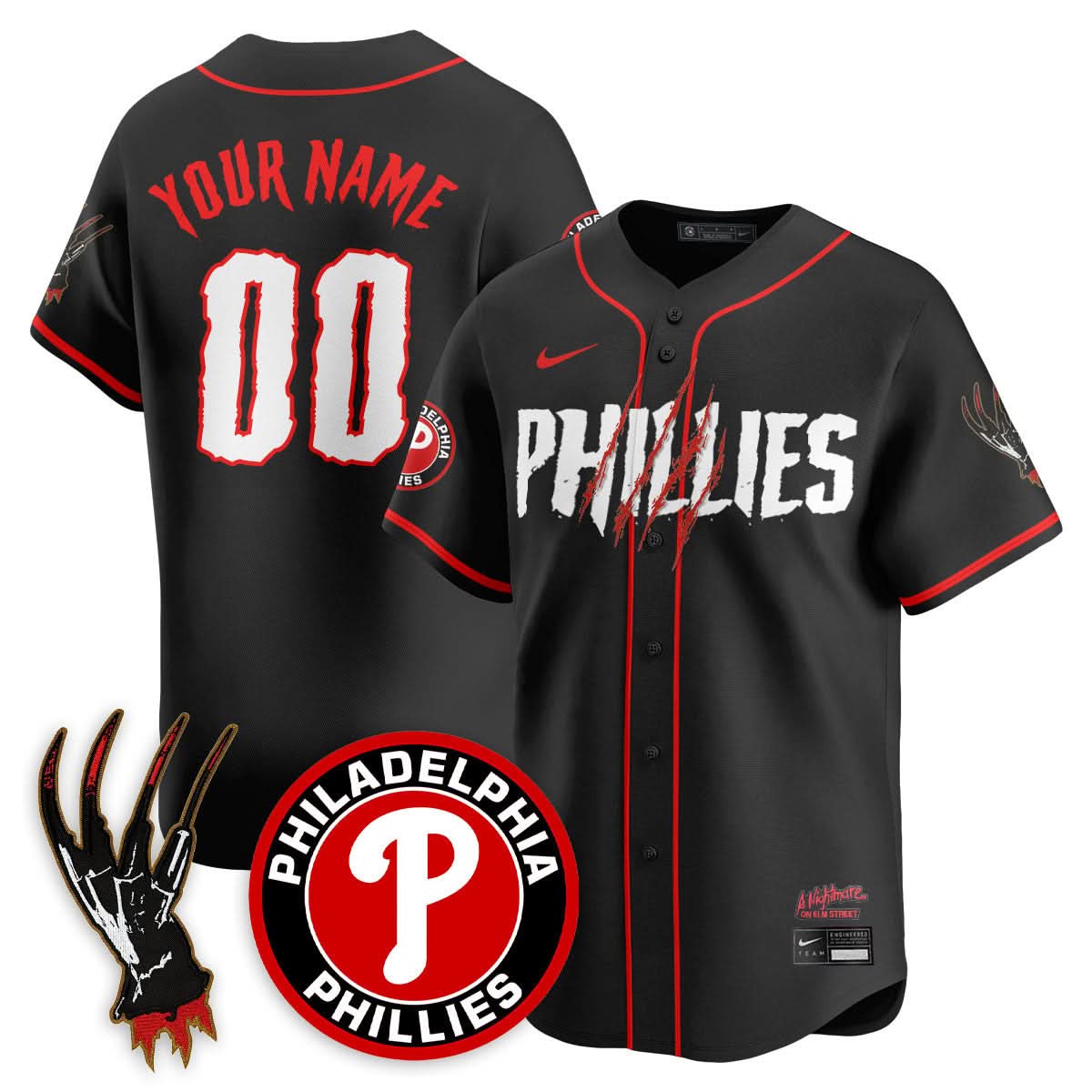 PP "A Nightmare on Elm Street" Custom Jersey - Stitched
