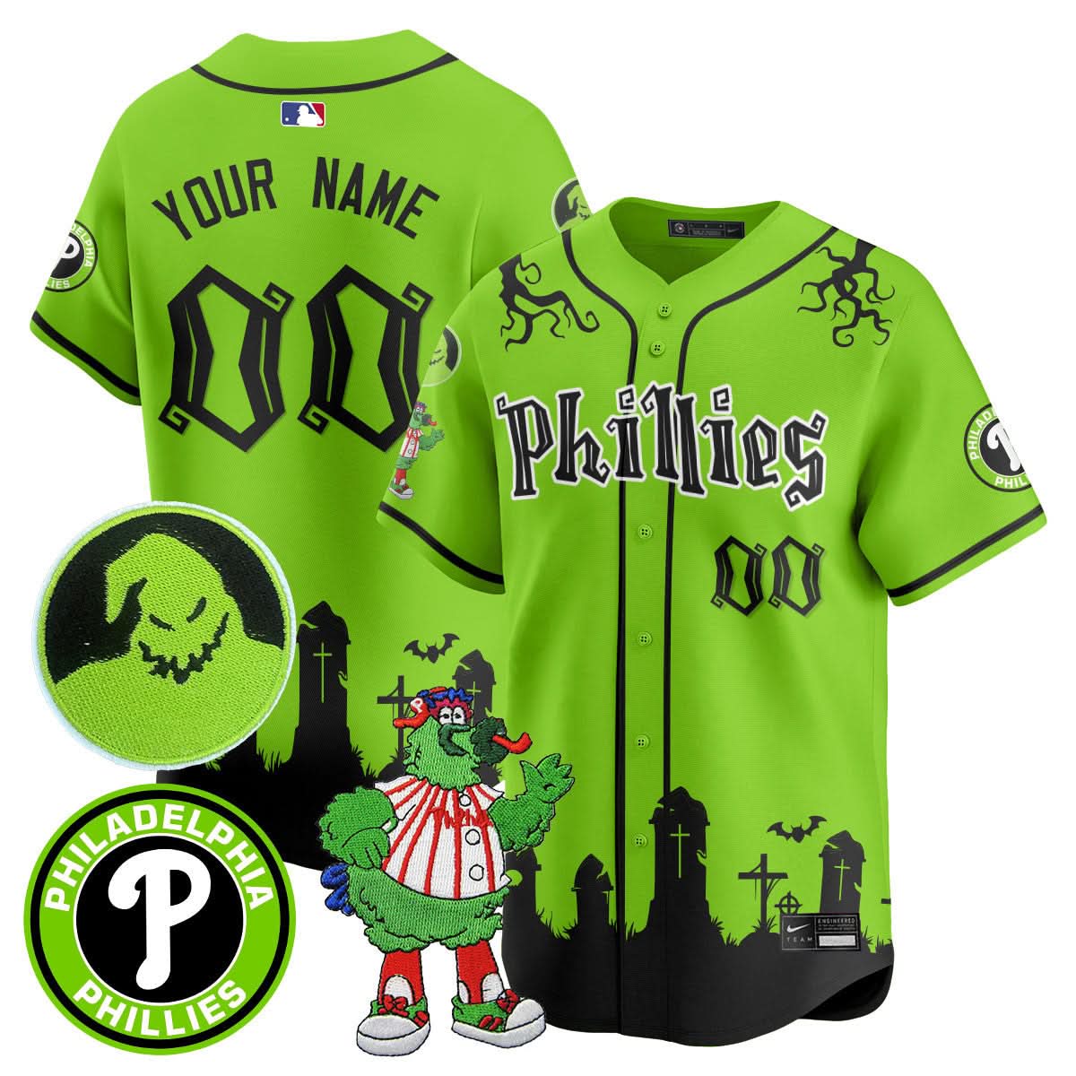 Custom PP Oogie Boogie & Phanatic Premier Limited Jersey - Stitched