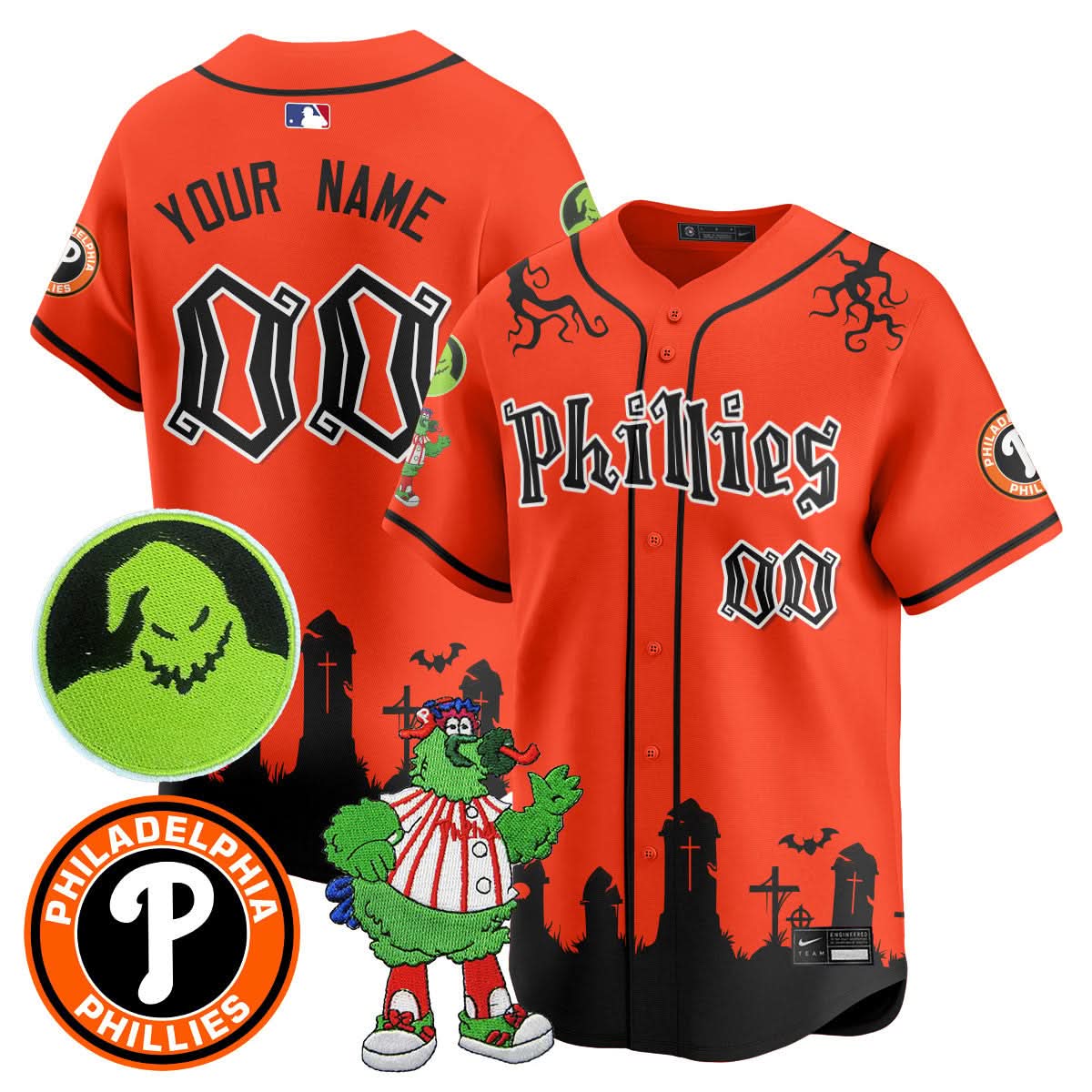 Custom PP Oogie Boogie & Phanatic Premier Limited Jersey - Stitched