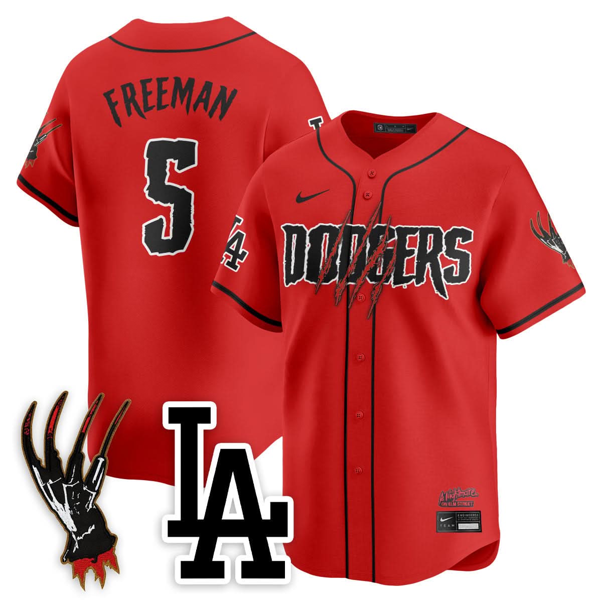 LAD "A Nightmare on Elm Street" Jersey - Stitched