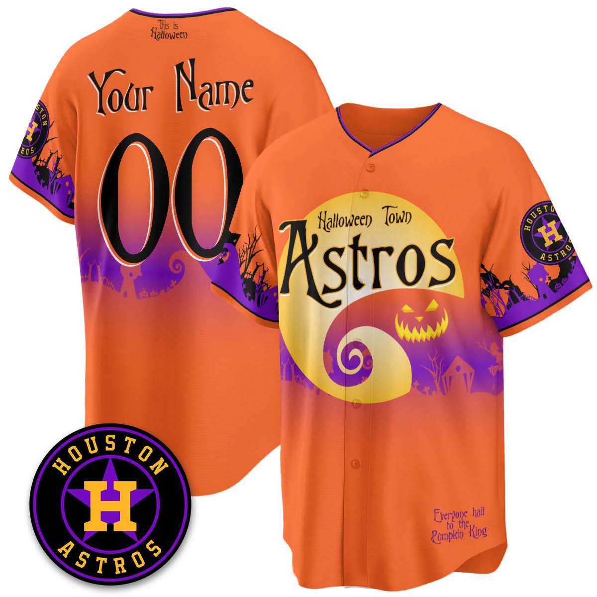 HA "Halloween Town" Limited Custom Jersey - Stitched