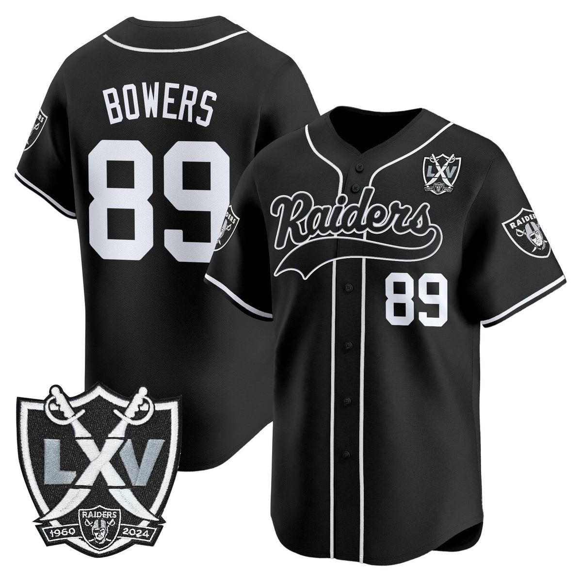 LVR 65th Anniversary Patch Vapor Baseball Jersey - Stitched