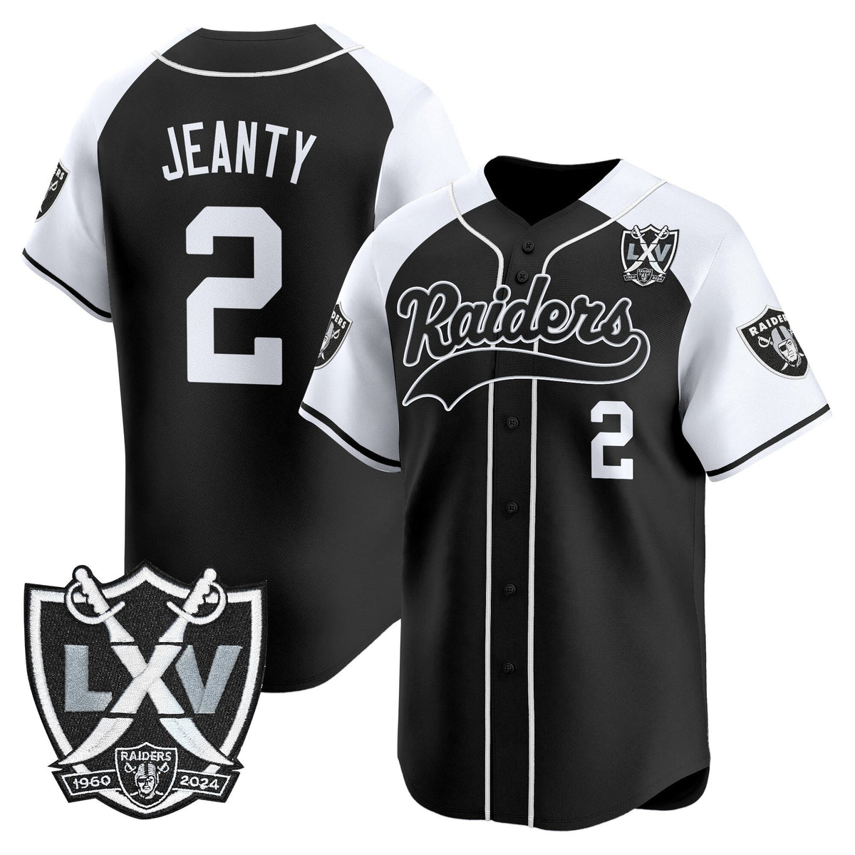 LVR 65th Anniversary Patch Vapor Baseball Jersey - Stitched