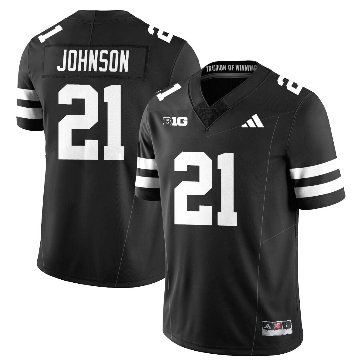 Nebraska Football 2025 "Blackout" Jersey